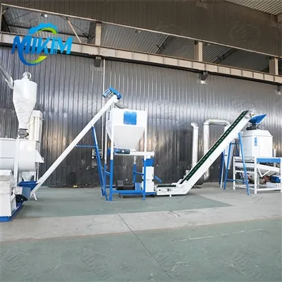 Poultry feed production line
